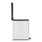 Curver Tretmülleimer Deco Schmal 25L Silbern Curver Tretmülleimer Deco Schmal 25L Silbern