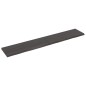 Waschtischplatte Dunkelgrau 220x40x4 cm Massivholz Behandelt
