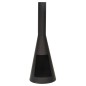 ProGarden Feuerstelle mit Kamin Ambient 100 cm Schwarz ProGarden Feuerstelle mit Kamin Ambient 100 cm Schwarz