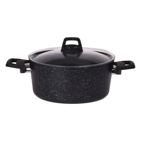 Excellent Houseware Kasserolle mit Deckel 4,4 L Aluminium
