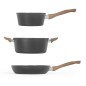 Livoo 5-tlg. Kochgeschirr-Set Aluminium Schwarz Livoo 5-tlg. Kochgeschirr-Set Aluminium Schwarz
