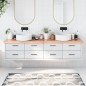 vidaXL Waschtischplatte Hellbraun 200x30x(2-6) cm Massivholz Behandelt vidaXL Waschtischplatte Hellbraun 200x30x(2-6) cm Massivholz Behandelt