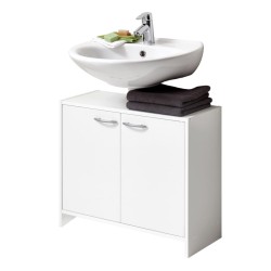 FMD Waschbeckenunterschrank 63,7x28,1x55 cm Weiß