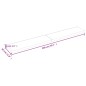 vidaXL Waschtischplatte Hellbraun 200x30x(2-6) cm Massivholz Behandelt vidaXL Waschtischplatte Hellbraun 200x30x(2-6) cm Massivholz Behandelt