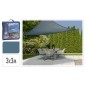 ProGarden Sonnensegel 3x3 m Blau Quadratisch ProGarden Sonnensegel 3x3 m Blau Quadratisch