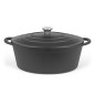 Livoo Bräter Oval 34 cm 7 L Schwarz Livoo Bräter Oval 34 cm 7 L Schwarz