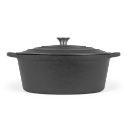 Livoo Bräter Oval 34 cm 7 L Schwarz