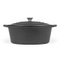 Livoo Bräter Oval 34 cm 7 L Schwarz Livoo Bräter Oval 34 cm 7 L Schwarz