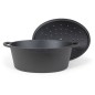 Livoo Bräter Oval 34 cm 7 L Schwarz Livoo Bräter Oval 34 cm 7 L Schwarz