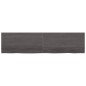 vidaXL Waschtischplatte Dunkelbraun 200x50x(2-4)cm Massivholz vidaXL Waschtischplatte Dunkelbraun 200x50x(2-4)cm Massivholz