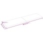 vidaXL Waschtischplatte Dunkelbraun 200x50x(2-4)cm Massivholz vidaXL Waschtischplatte Dunkelbraun 200x50x(2-4)cm Massivholz