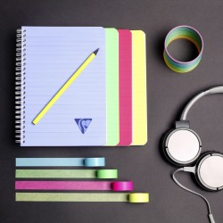 Clairefontaine Spiralhefte Linicolor 5 Stk. A5 90 Blatt Liniert